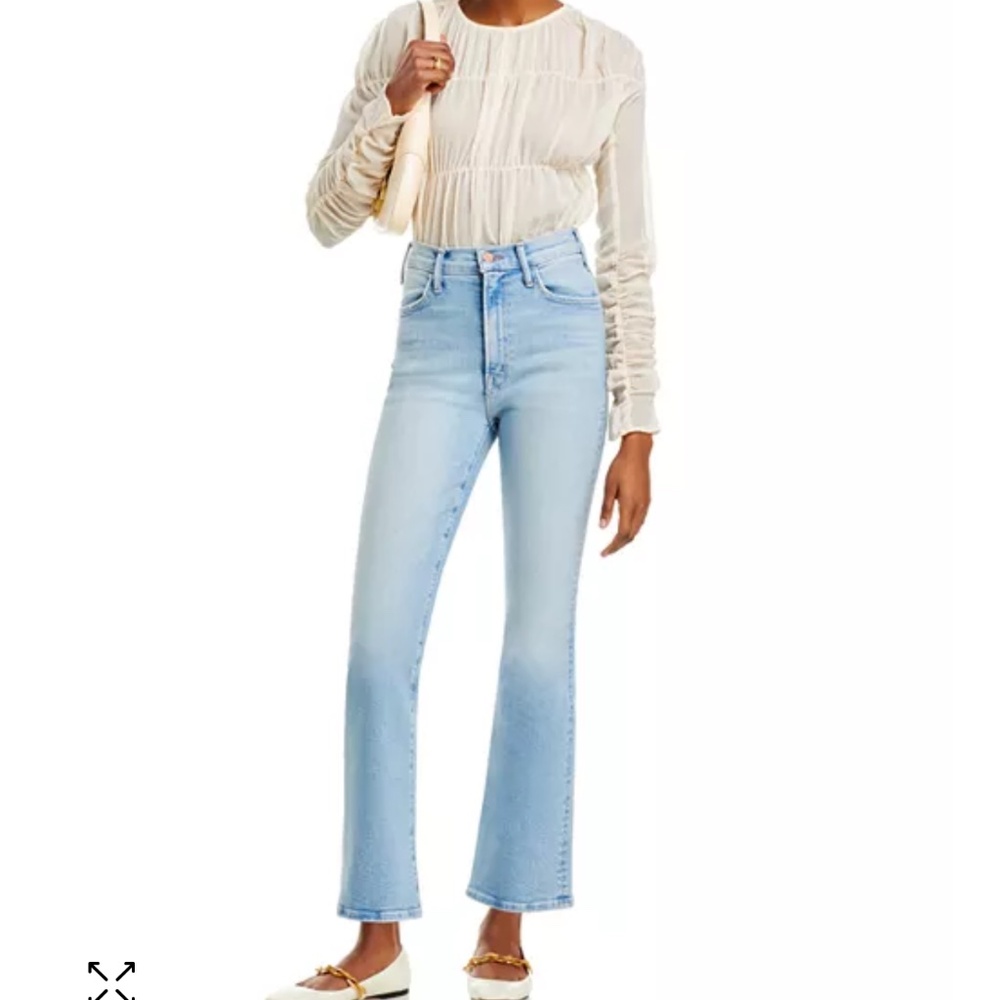 Mother The Tripper Jeans in Cat Daddy Light Wash Size 28